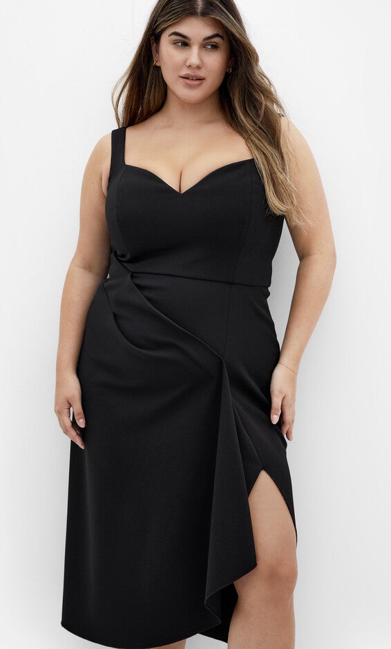 Caitlyn Dress - black, BLACK, alternate image number 2