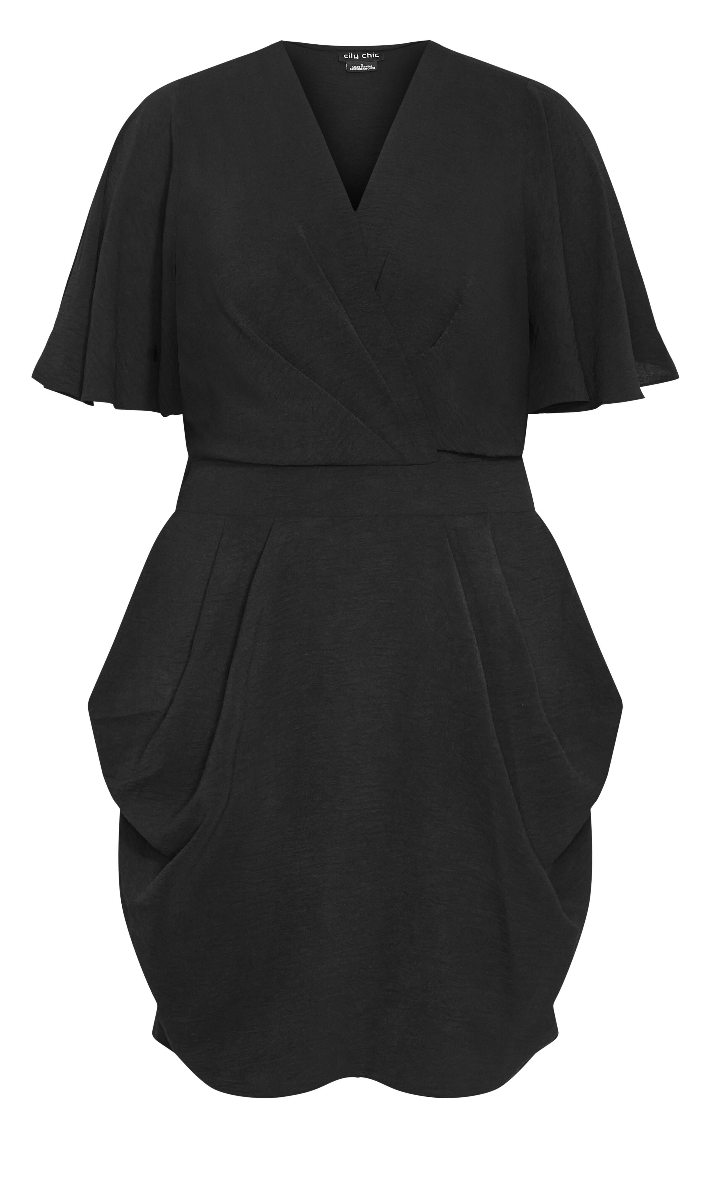 Braelynn Short Dress - black, BLACK, alternate image number 3