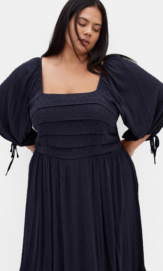 Ally Dress - navy, NAVY, alternate image number 2