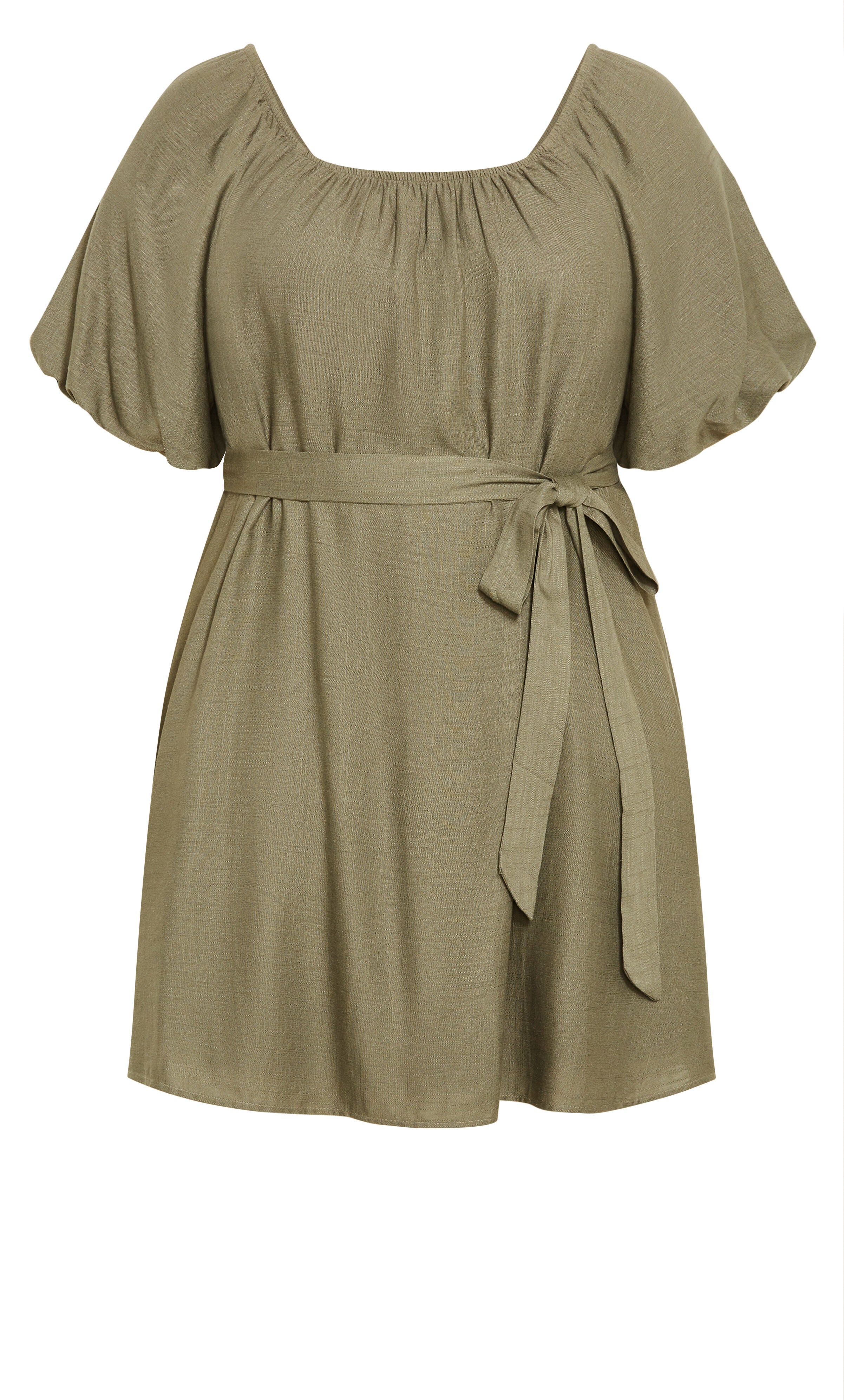 Uptown Mini Dress - olive, GREEN, alternate image number 3