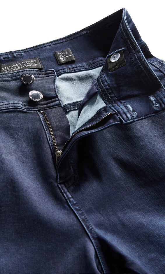 Harley Short Skinny Jean - dark denim, BLUE, alternate image number 6
