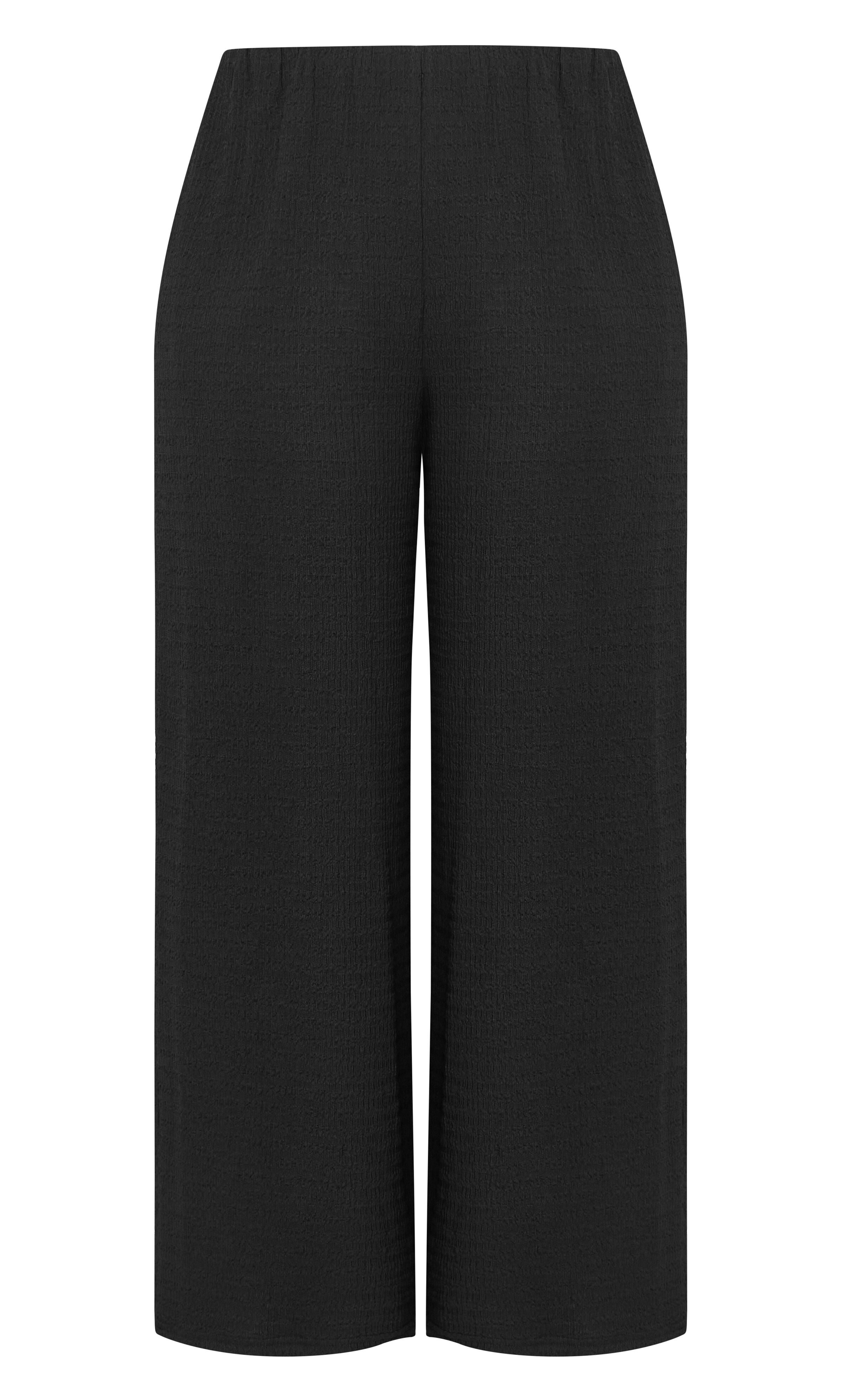 Brianna Wide Leg Pant, BLACK, alternate image number 4
