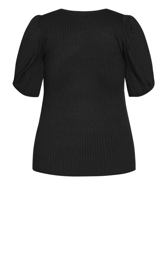 Sweet Rib Top - black, BLACK, alternate image number 6