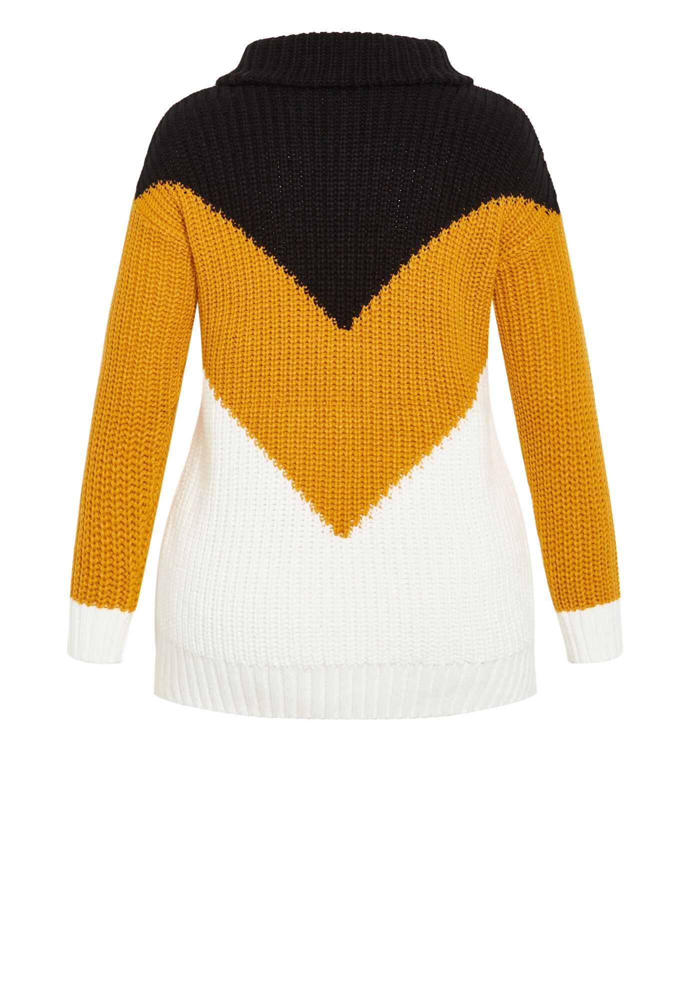 Colour Trio Sweater, BLACK, alternate image number 5