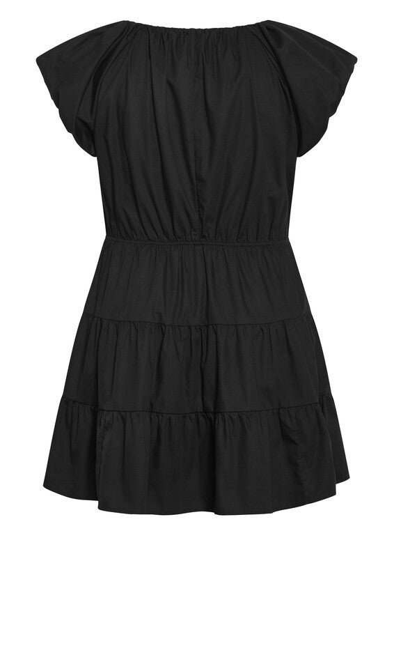Alina Dress - black, BLACK, alternate image number 4