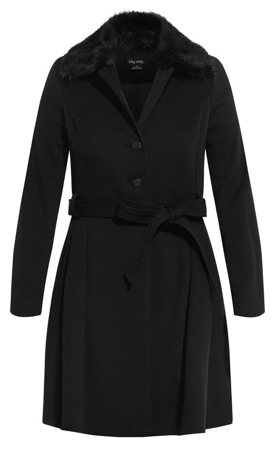 Blushing Belle Coat - black, BLACK, alternate image number 2