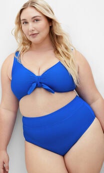 Valencia Hi Waist Bikini - cobalt blue