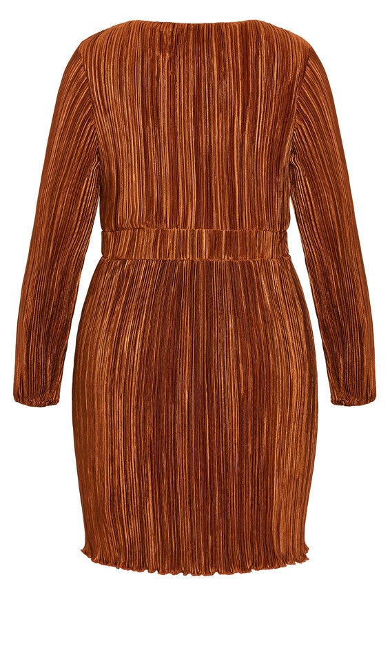 Macie Dress - gingerbread, GINGERBREAD, alternate image number null