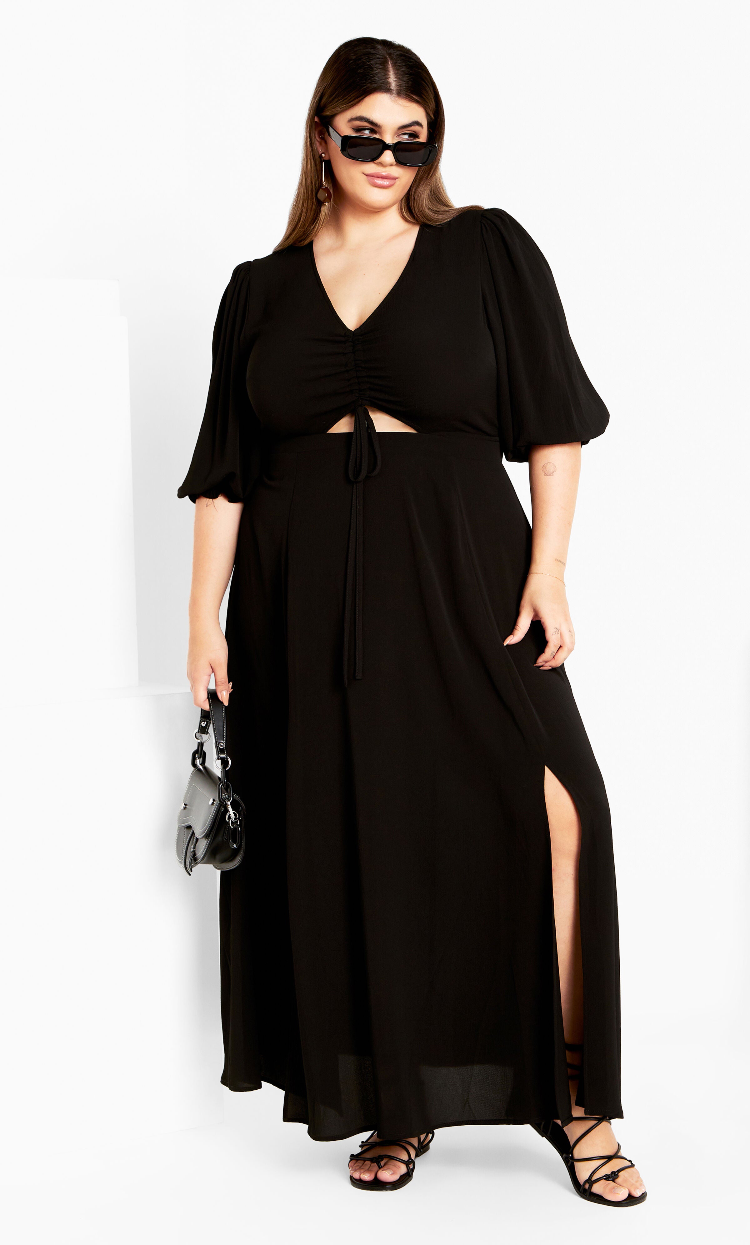 Jolene Maxi Dress - black, BLACK, alternate image number 1