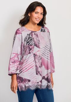 Lace Hem Top