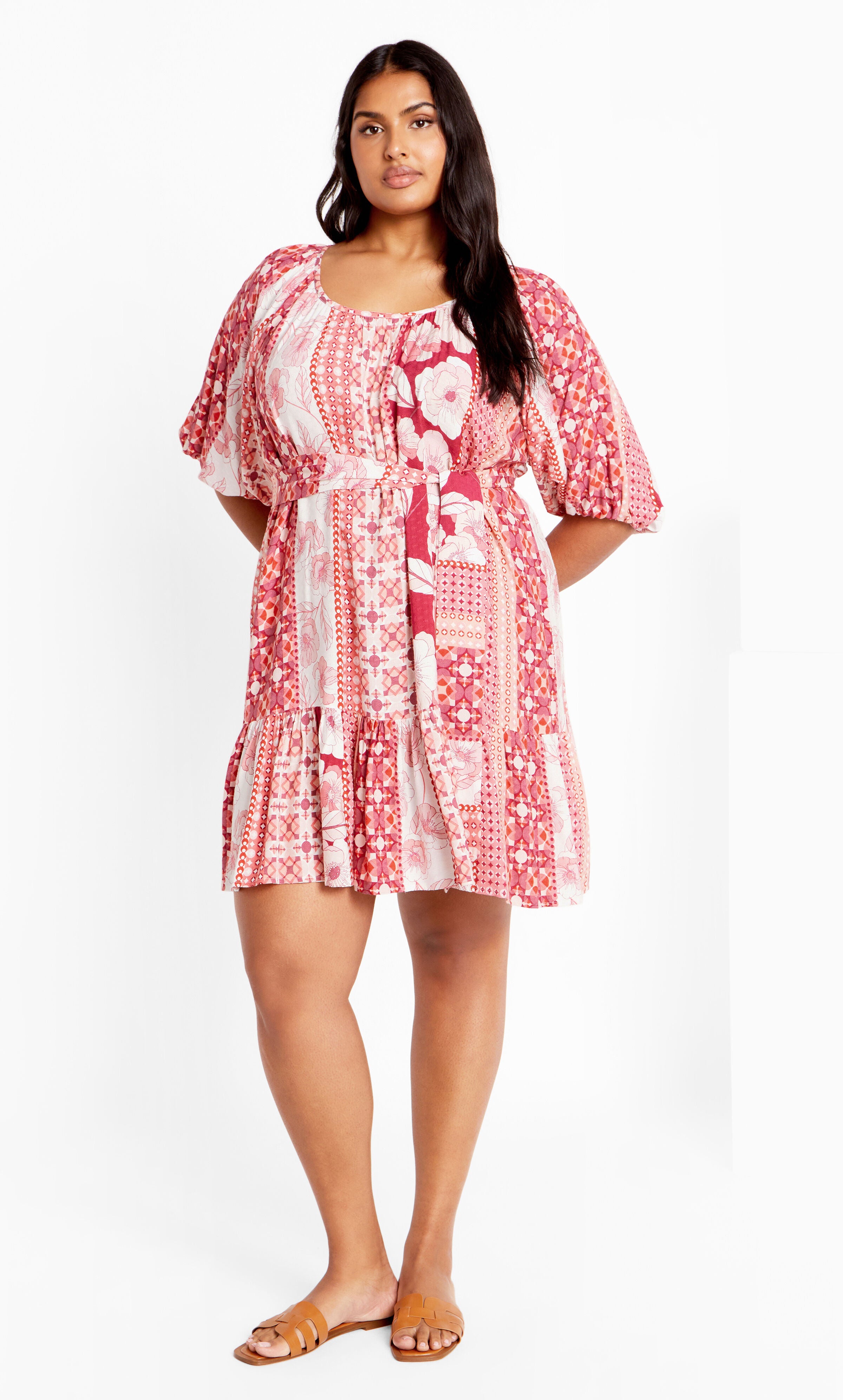 Cosmo Mini Dress - crimson, RED, alternate image number 1