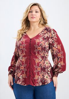 Bella Placement Print Shirt
