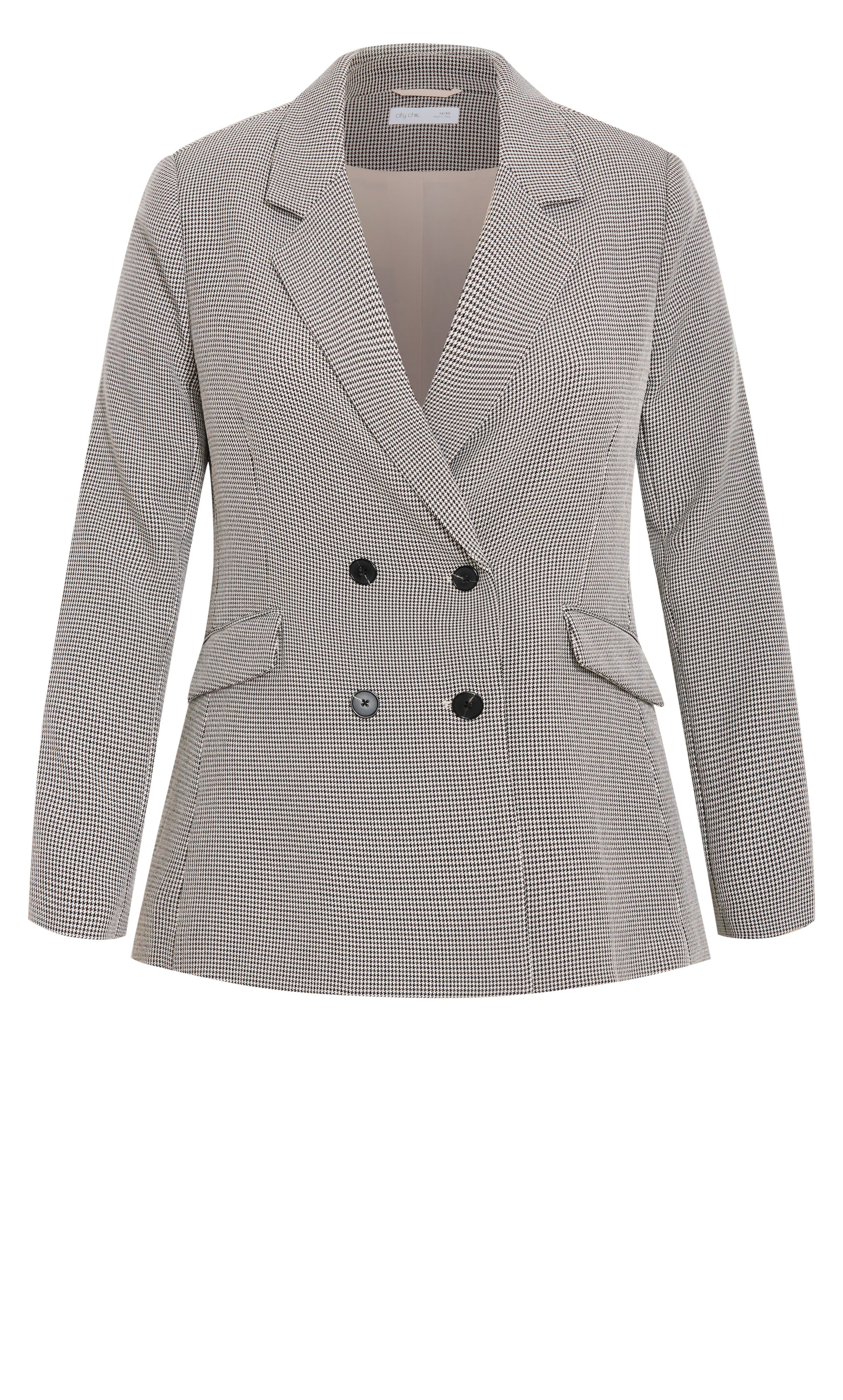 Hailey Check Jacket, BEIGE, alternate image number 5