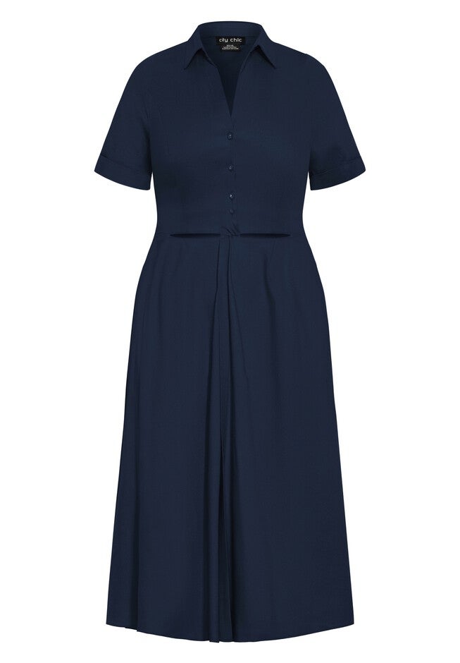 Malia Dress - navy, BLUE, alternate image number null