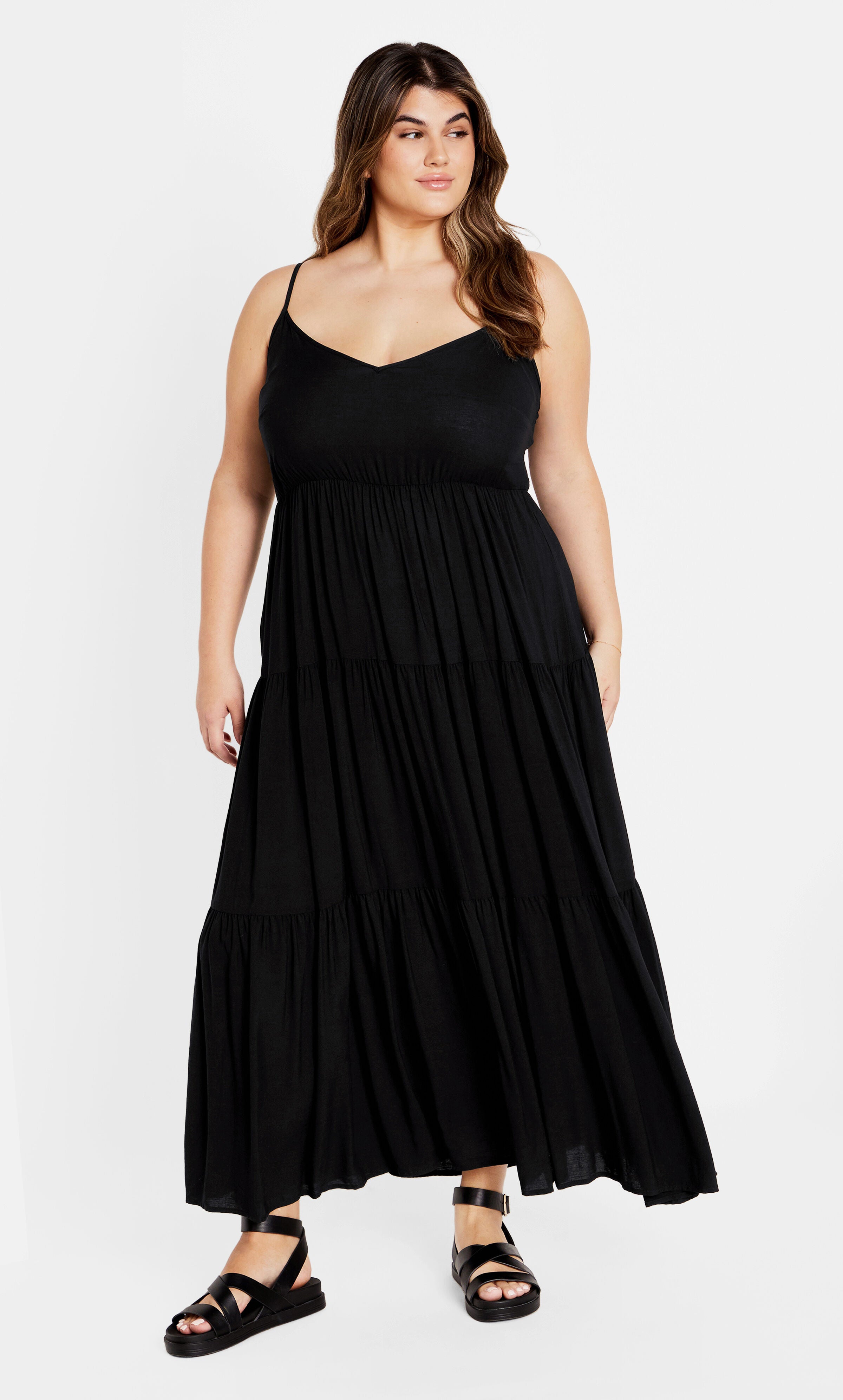 Oasis Maxi Dress - black, BLACK, alternate image number 2