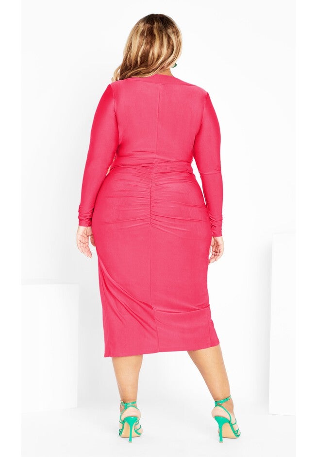 Marissa Dress - vibrant pink, PINK, on-hover image number null