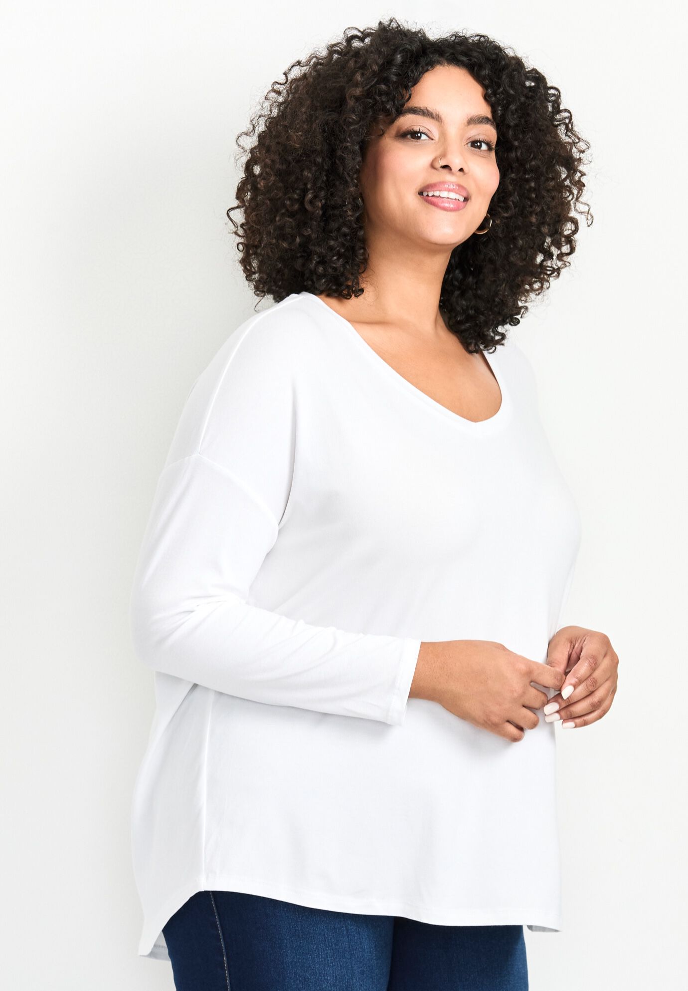 Taya Essential Top, WHITE, alternate image number 3