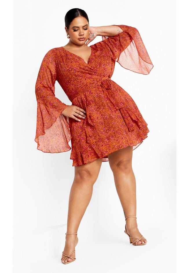 Lexi Dress - multi, ORANGE, hi-res image number 0