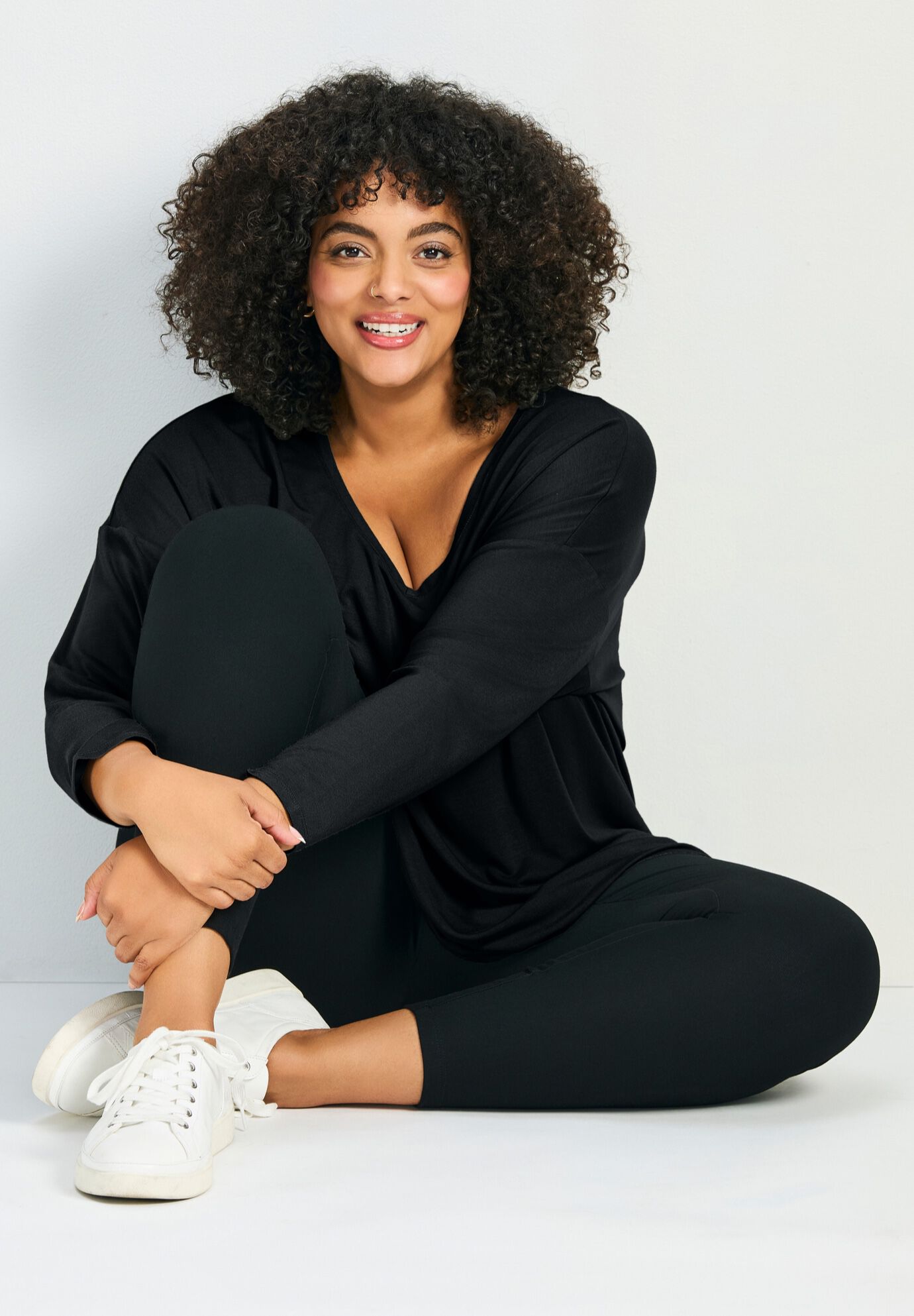 Taya Essential Top, BLACK, alternate image number 4
