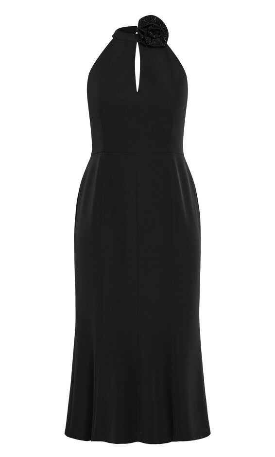 Iliana Dress - black, BLACK, alternate image number null