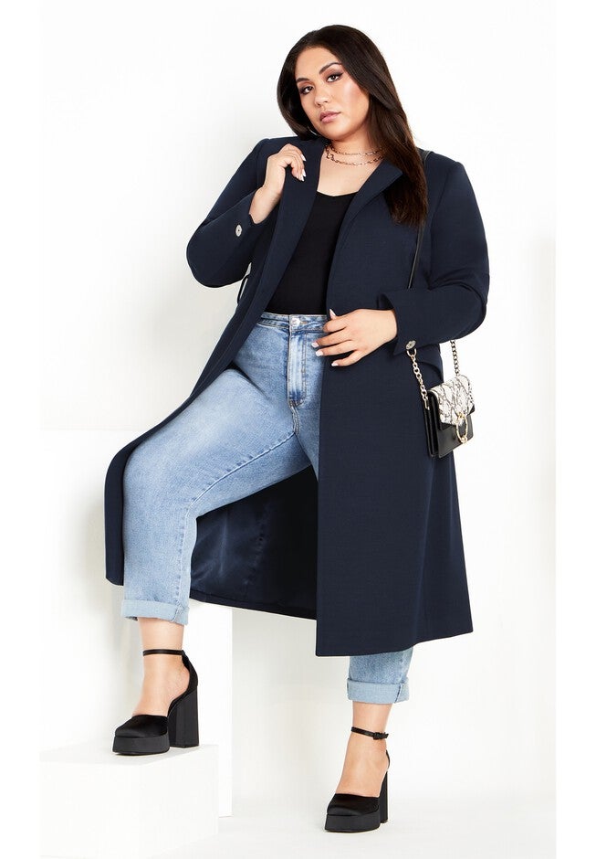 Mia Coat - navy, BLUE, on-hover image number 1