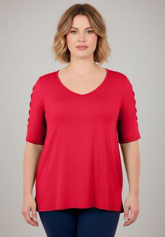 Lattice Sleeve Tunic