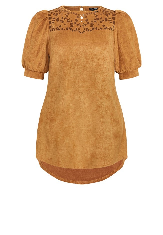 Whitney Dress - caramel, BROWN, alternate image number 3