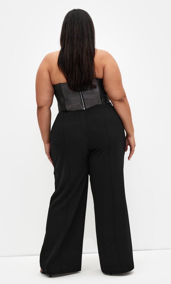 Amaya Shine Corset - gunmetal, GRAY, alternate image number null