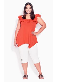 Gracie Eyelet Capri