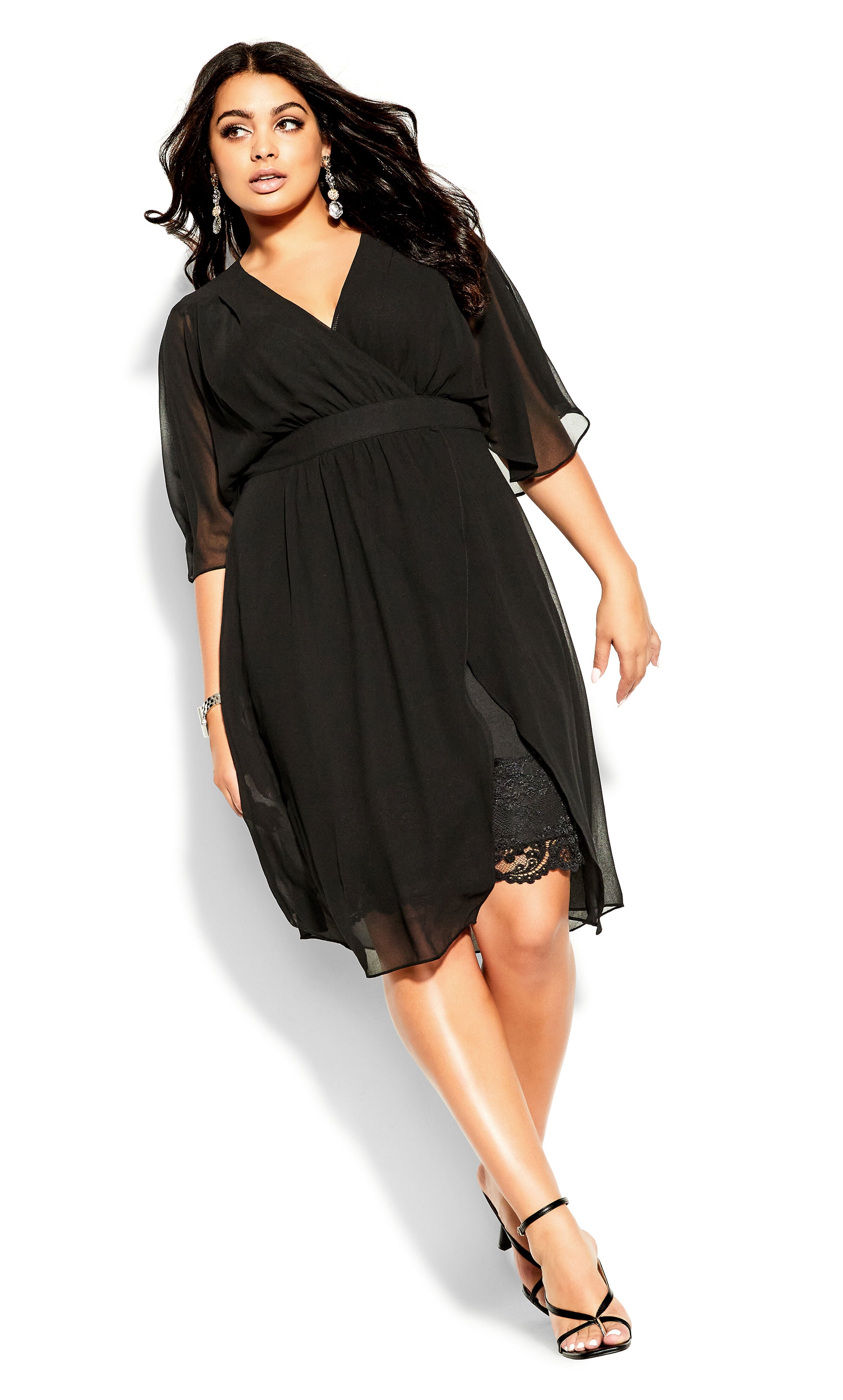 Love Affair Dress - black, BLACK, alternate image number 2