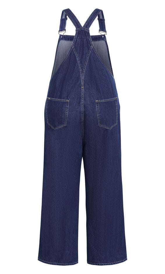 Pinafore Overall - mid denim, DENIM, alternate image number 5