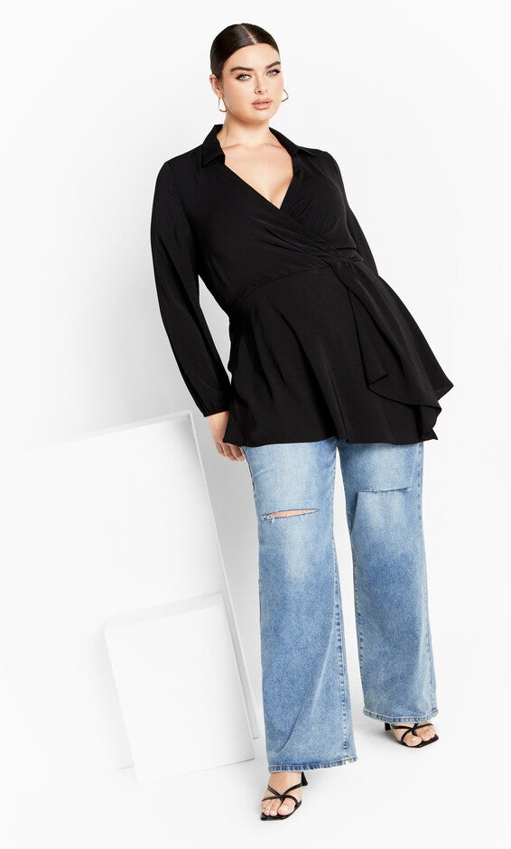 Olivia Tunic - black, BLACK, alternate image number null