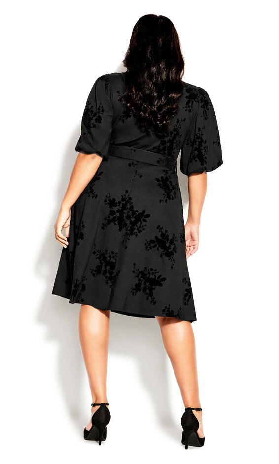Wild Heart Dress - black, BLACK, alternate image number null
