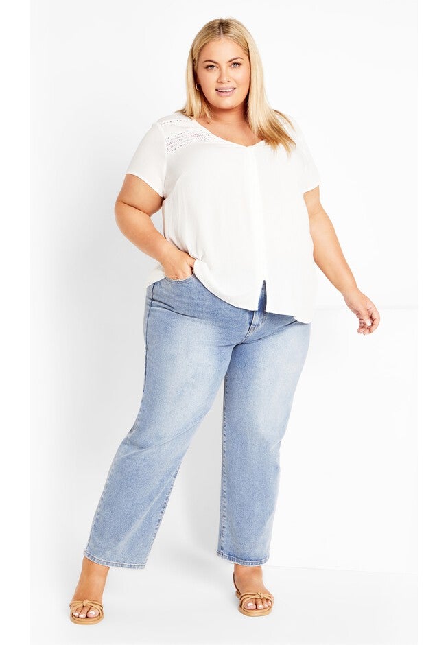Sia Lace Top, IVORY, on-hover image number null