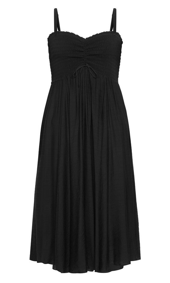 Maui Maxi Dress - black, BLACK, alternate image number 3