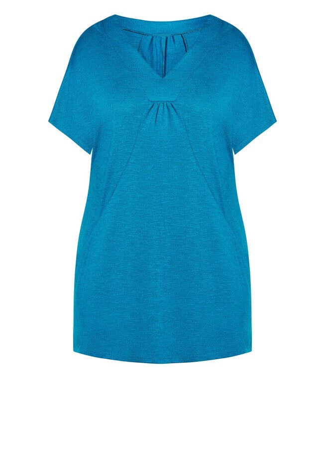 Pocket Pleat Tunic, MYKONOS BLUE, alternate image number null