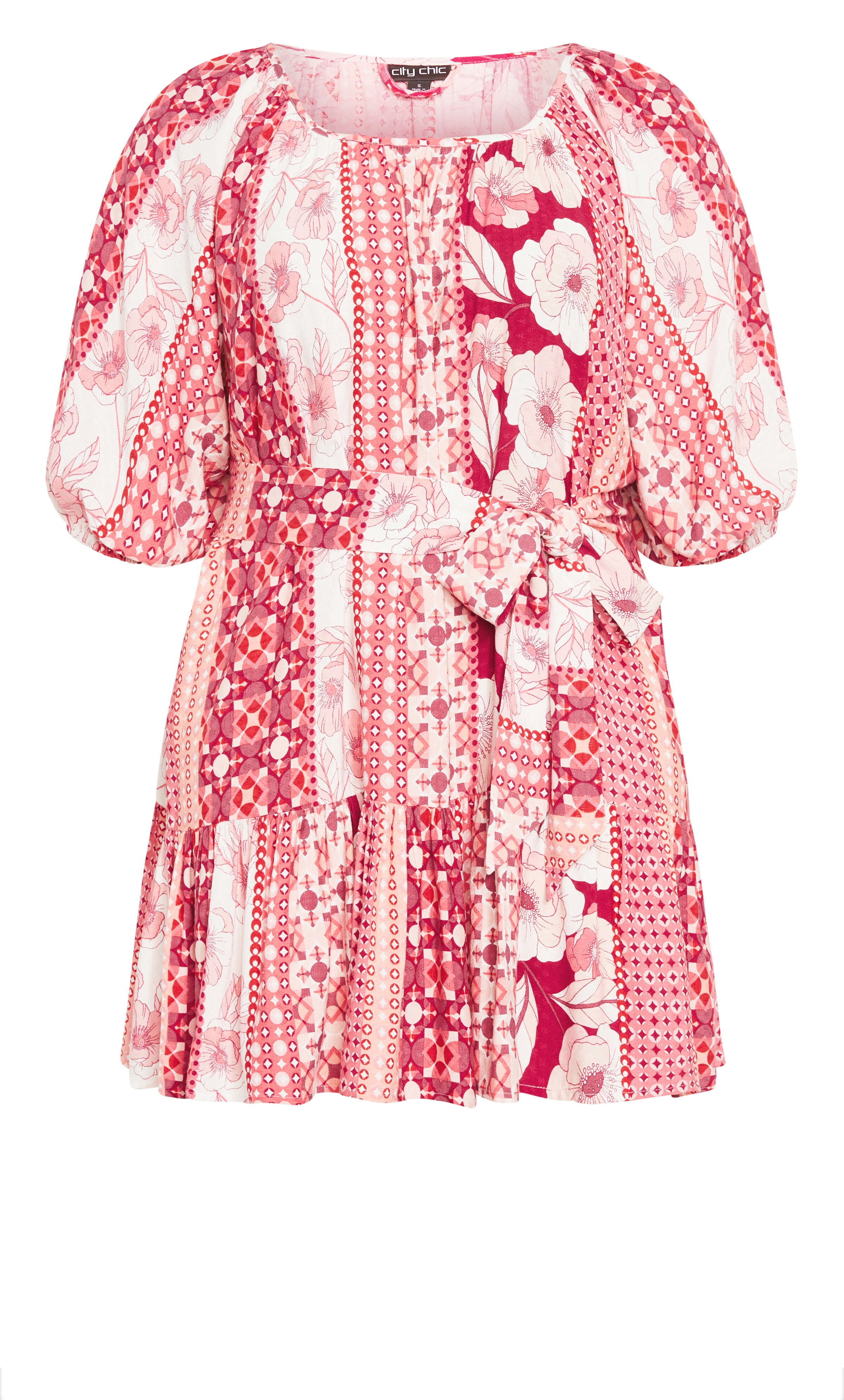 Cosmo Mini Dress - crimson, RED, alternate image number 3