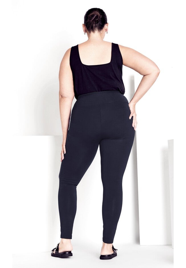 High Rise Legging, NAVY, on-hover image number null