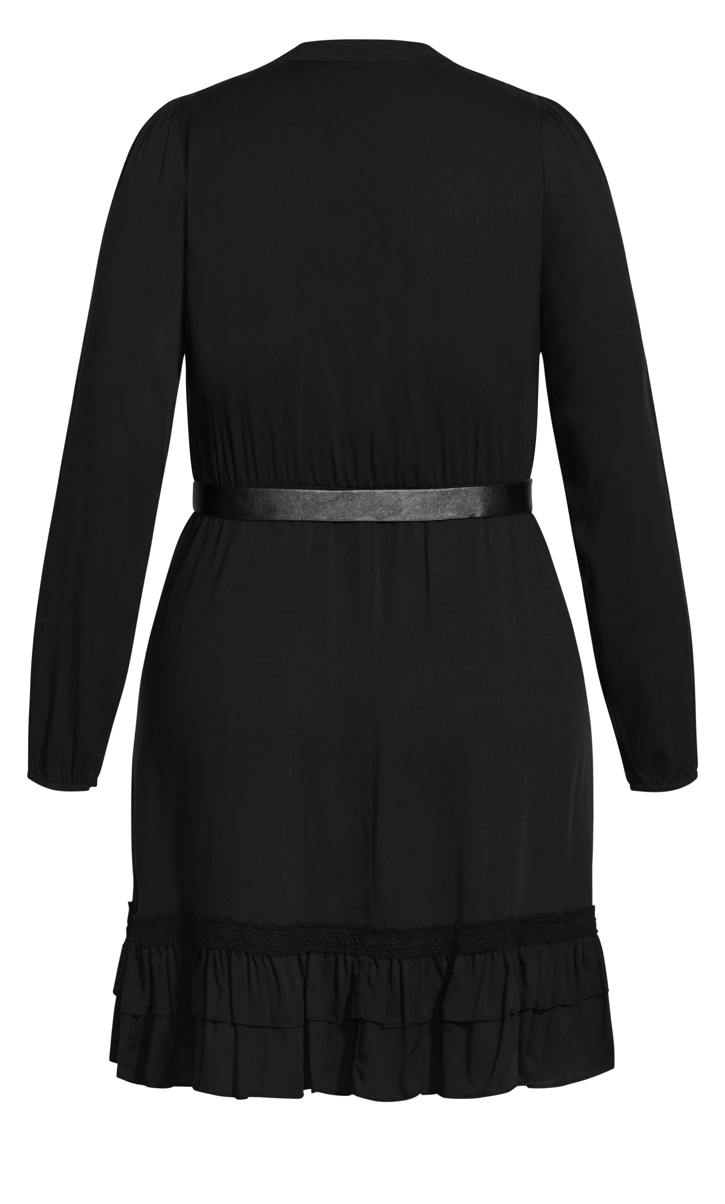 Precious Tie Dress - black, BLACK, alternate image number 5