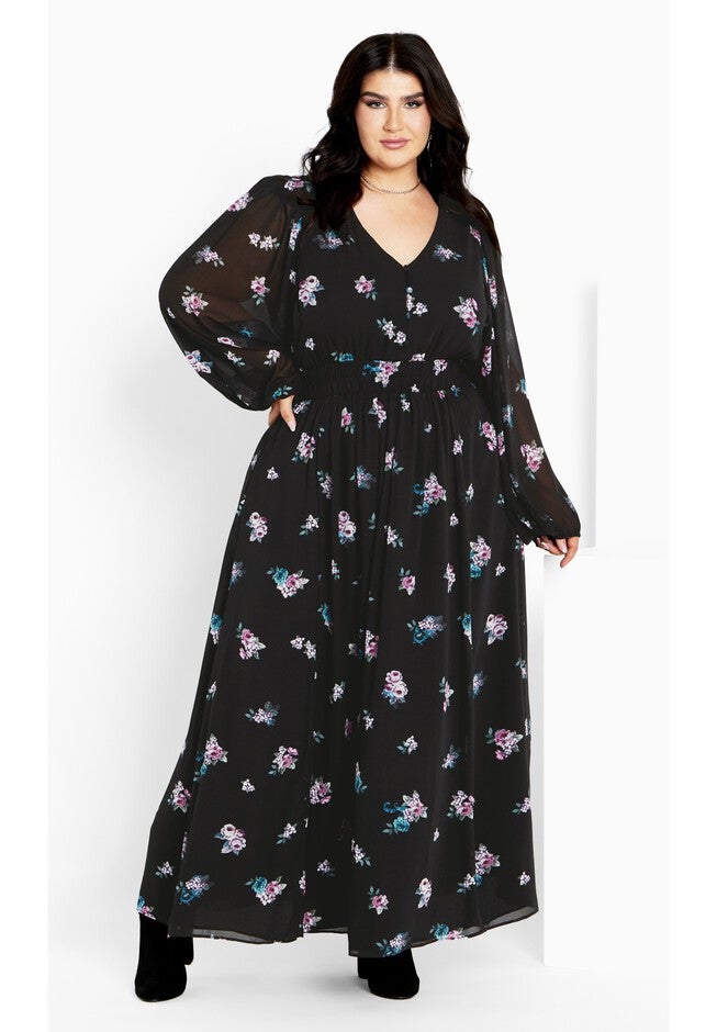 Jemina Maxi Dress - vintage rose bud, VINTAGE, on-hover image number null