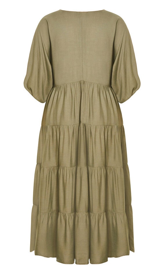 Jossie Dress - black, OLIVE, alternate image number 4
