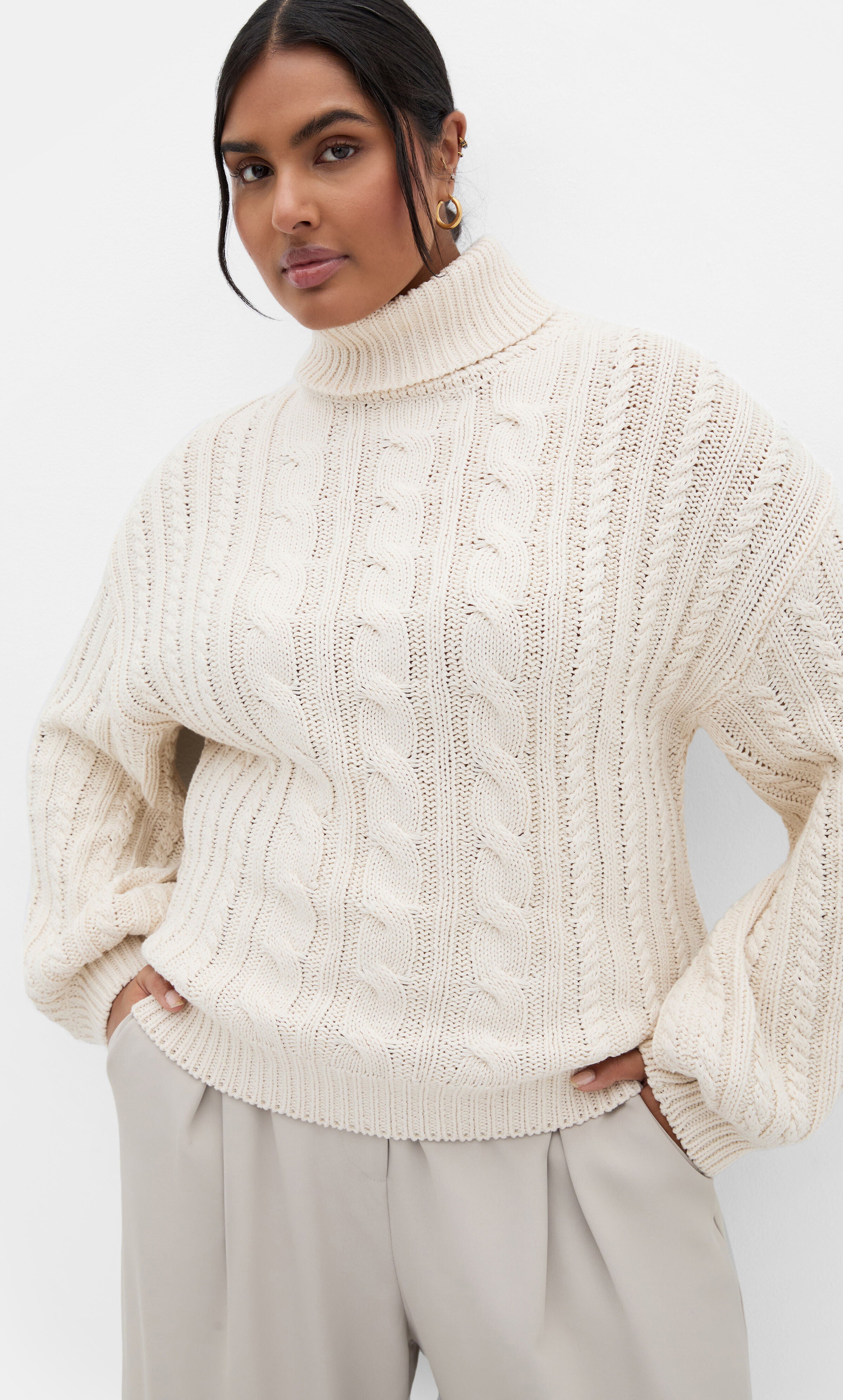 Avah Sweater, WHITE, hi-res image number 0