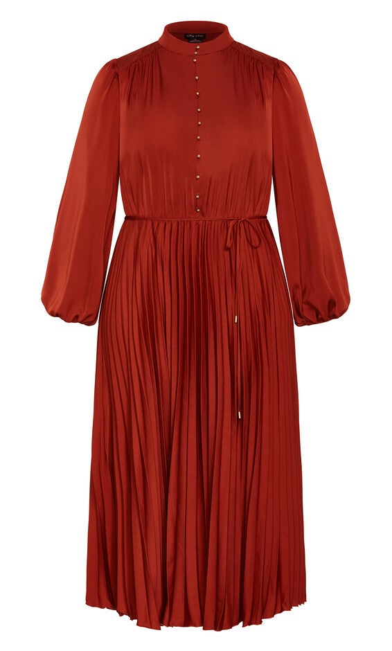Oasis Dress - cinnamon, BROWN, alternate image number null