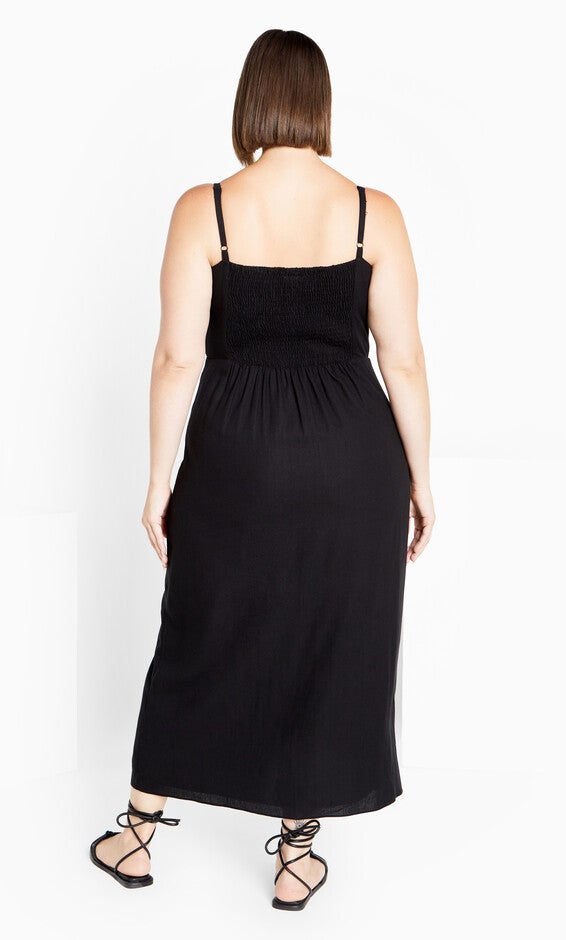 Abbie Maxi Dress - black, BLACK, alternate image number 3