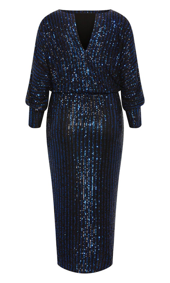 Tilly Sequin Dress - cobalt, COBALT, alternate image number 5