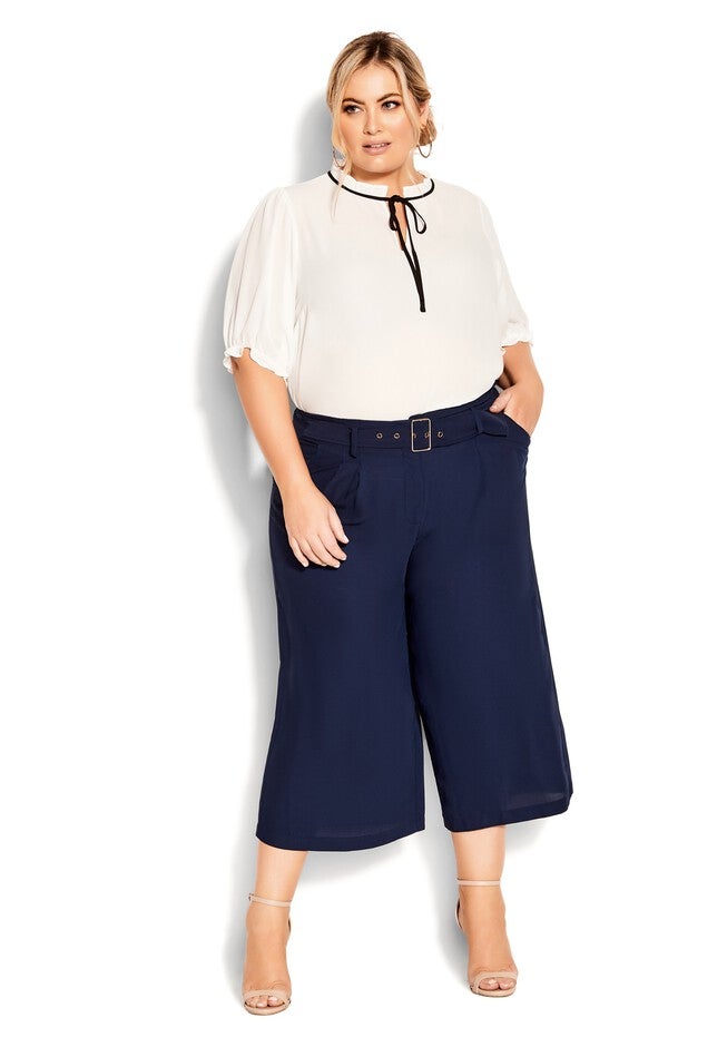 Easy Crop Pant - navy, BLUE, hi-res image number null
