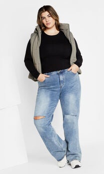 Ava Puffer Vest - sage grey
