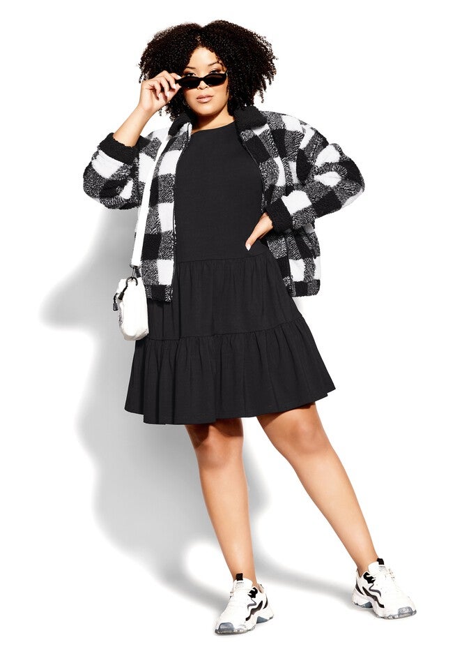 Scottie Jacket - black check, BLACK, on-hover image number null