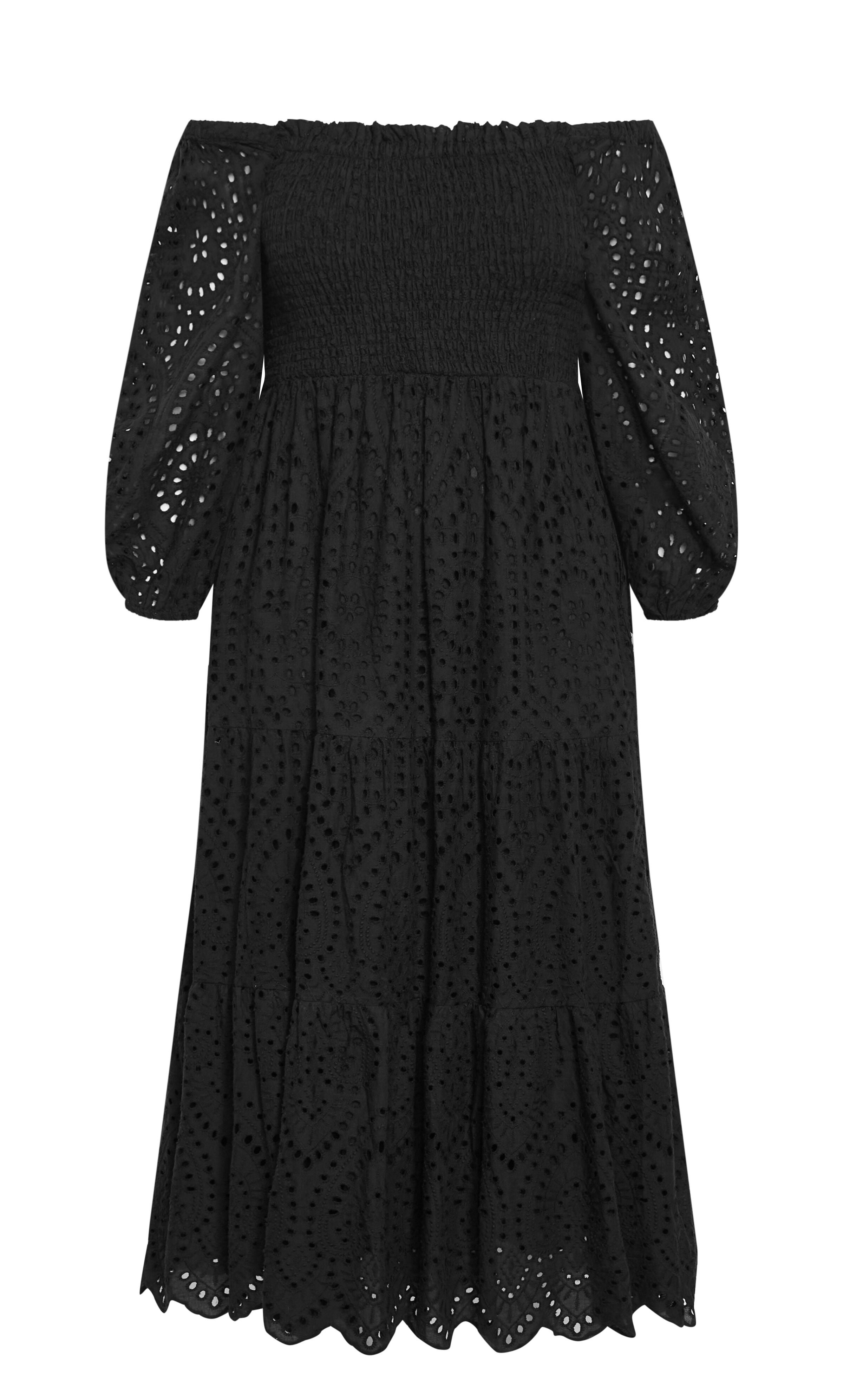Brodie Maxi Dress - black, BLACK, alternate image number 4