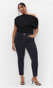 Asha Leyla Jean - dark denim